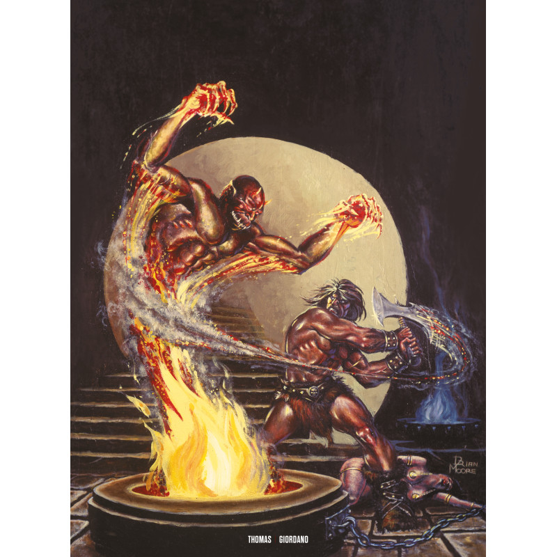 SAVAGE SWORD OF CONAN REFORGED 8 CVR D BRIAN MOORE VIRGIN CARDSTOCK VAR (MR)