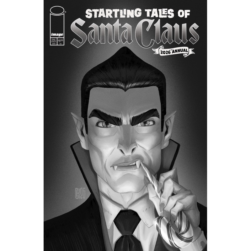 STARTLING TALES OF SANTA CLAUS 2026 ANNUAL CVR D SEAKAE B&W VAR
