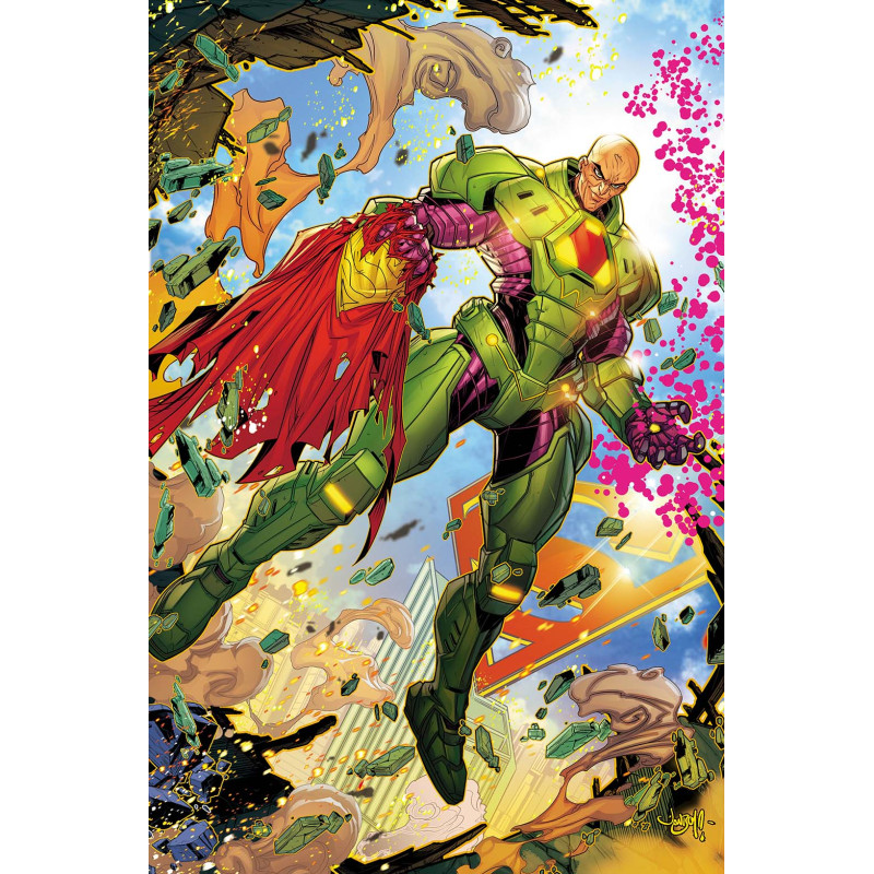 SUPERMAN 45 CVR B JONBOY MEYERS CARD STOCK VAR