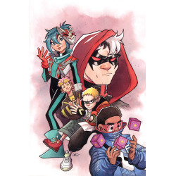 TEEN TITANS 4 CVR C CHRISSIE ZULLO-UMINGA CARD STOCK VAR