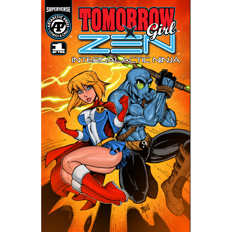 TOMORROW GIRL X ZEN INTERGALACTIC NINJA 1 (OF 2) CVR B BILL MAUS VAR