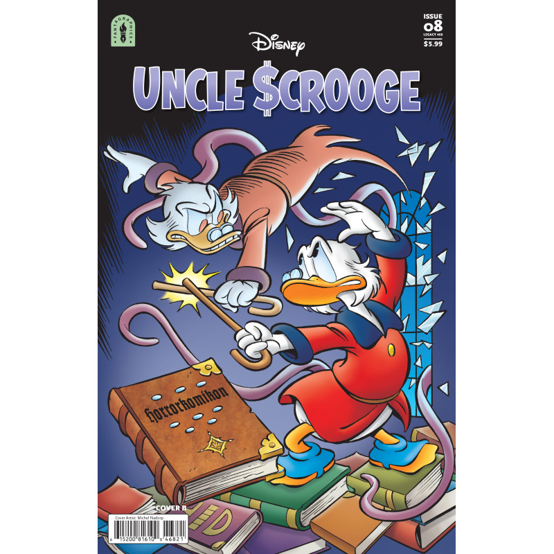 UNCLE SCROOGE LEGACY 468 THE CURSE OF HP HATEQUACK CVR B MICHEL HADORP VAR