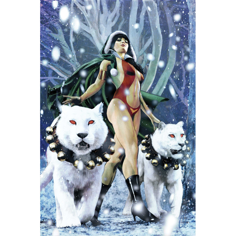 VAMPIRELLA HELLIDAY SPECIAL 2026 1 (ONE SHOT) CVR F CAT STAGGS LTD VIRGIN VAR