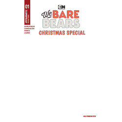 WE BARE BEARS CHRISTMAS SPECIAL 1 (ONE SHOT) CVR E BLANK AUTHENTIX VAR