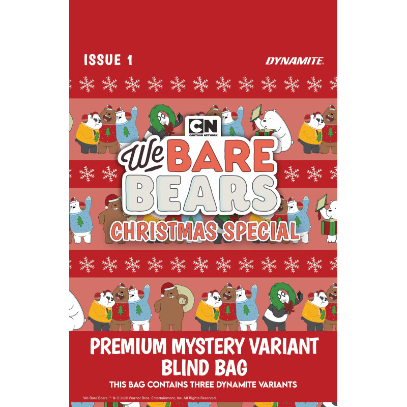 WE BARE BEARS CHRISTMAS SPECIAL 1 (ONE SHOT) CVR G PREMIUM MYSTERY BLIND BAG VAR Quantities are limited. Allocations may occur.