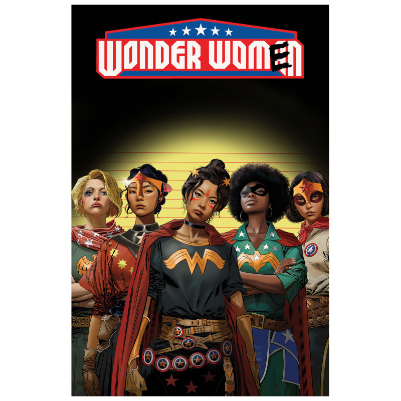 WONDER WOMAN 40 CVR D JAMIE HEWLETT CARD STOCK VAR