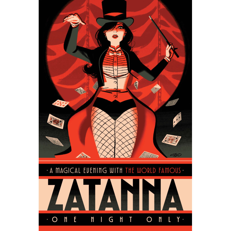 ZATANNA 9 CVR D MICHAEL CHO CARD STOCK VAR