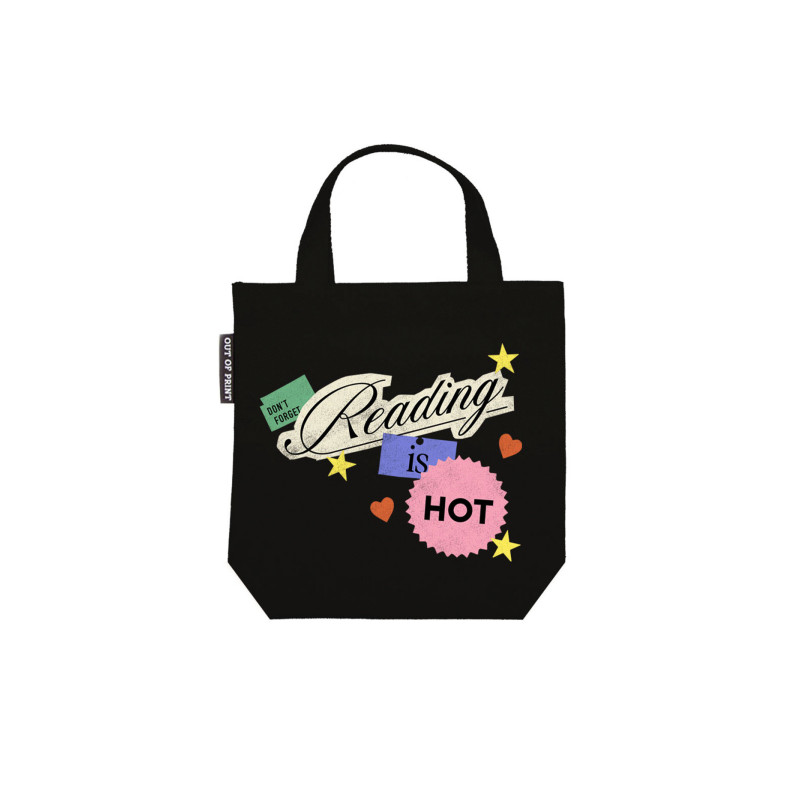 READING IS HOT MINI TOTE BAG