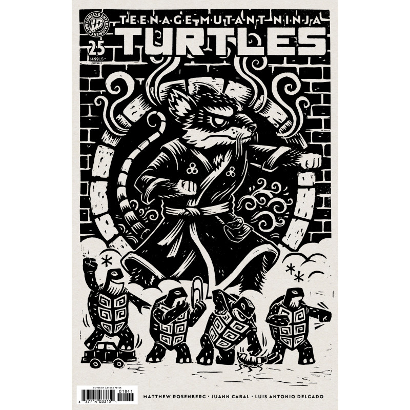 TEENAGE MUTANT NINJA TURTLES 25 VARIANT F (ATTACK PETER)