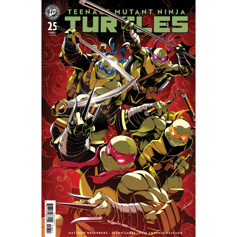 TEENAGE MUTANT NINJA TURTLES 25 VARIANT B (GODTAIL COVER SET)