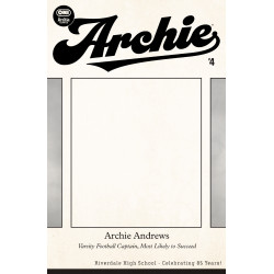 ARCHIE 4 COVER F RIVERDALE YEARBOOK BLANK SKETCH VAR