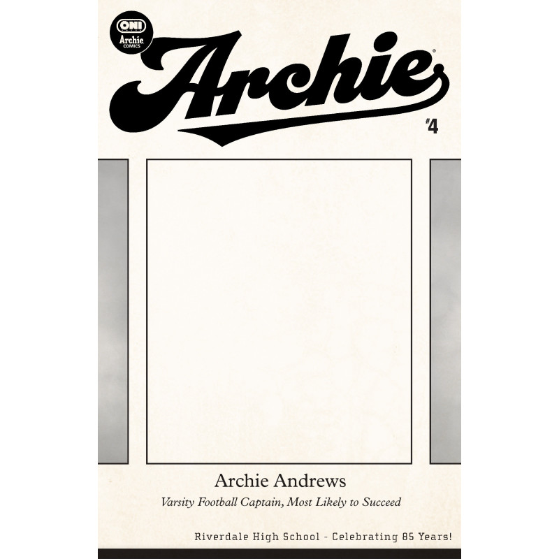 ARCHIE 4 COVER F RIVERDALE YEARBOOK BLANK SKETCH VAR