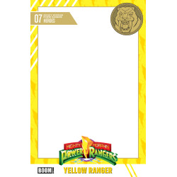 MIGHTY MORPHIN POWER RANGERS (2026) 7 D TRADING CARD BLANK SKETCH VARIANT