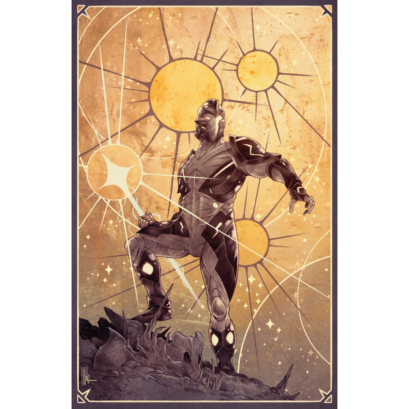 X-O MANOWAR: BLACK, WHITE & GOLD 3 VARIANT C (MERLI FULL ART)