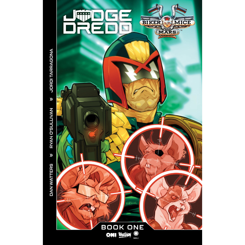 JUDGE DREDD/BIKER MICE FROM MARS 1 COVER B KARL KERSCHL VAR