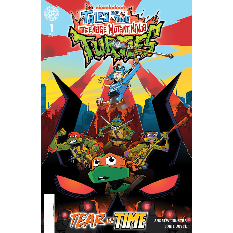 TALES OF THE TEENAGE MUTANT NINJA TURTLES: TEAR IN TIME 1 COVER A (JOYCE)