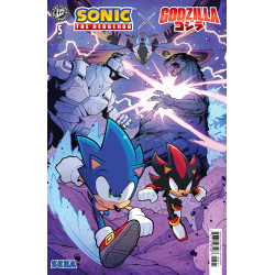 SONIC THE HEDGEHOG X GODZILLA 5 COVER A (LAWRENCE)