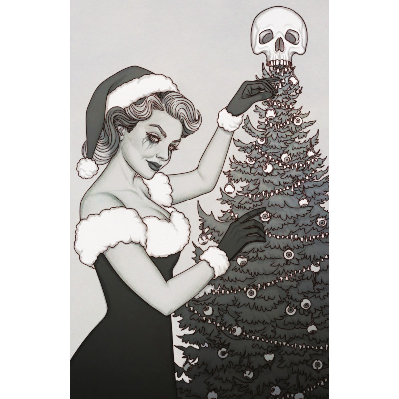 CHRISTMAS DARKNESS 1 C GLOW IN THE DARK VARIANT (FULL ART, GLOW IN THE DARK, FRISON)