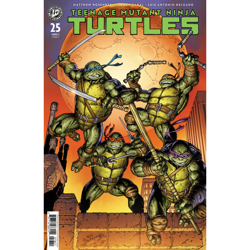 TEENAGE MUTANT NINJA TURTLES 25 VARIANT D (BAGLEY)