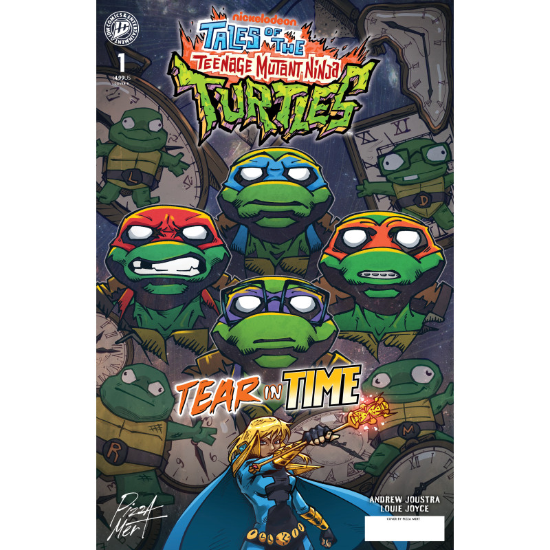 TALES OF THE TEENAGE MUTANT NINJA TURTLES: TEAR IN TIME 1 VARIANT B (PIZZA MERT)