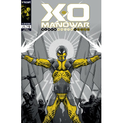 X-O MANOWAR: BLACK, WHITE & GOLD 3 VARIANT B (JOHNSON BLACK, WHITE & GOLD VARIANT)