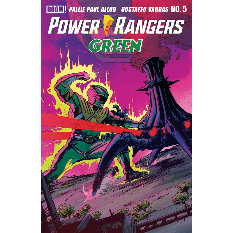 POWER RANGERS GREEN 5 B VARIANT (DRESSED, VARGAS)