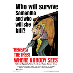 BENEATH THE TREES WHERE NOBODY SEES HALLOWEEN SPECIAL VARIANT B (FLEECS MOVIE HOMAGE COVER)
