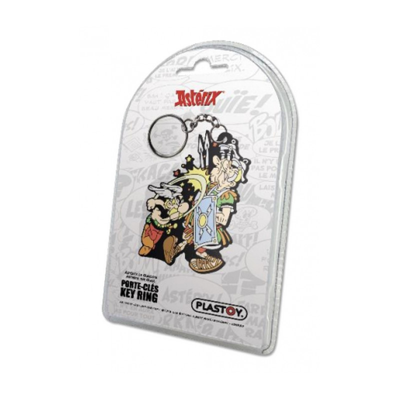 ASTERIX LE GAULOIS PAFF LE ROMAIN PORTE CLE ASTERIX ET OBELIX 7CM