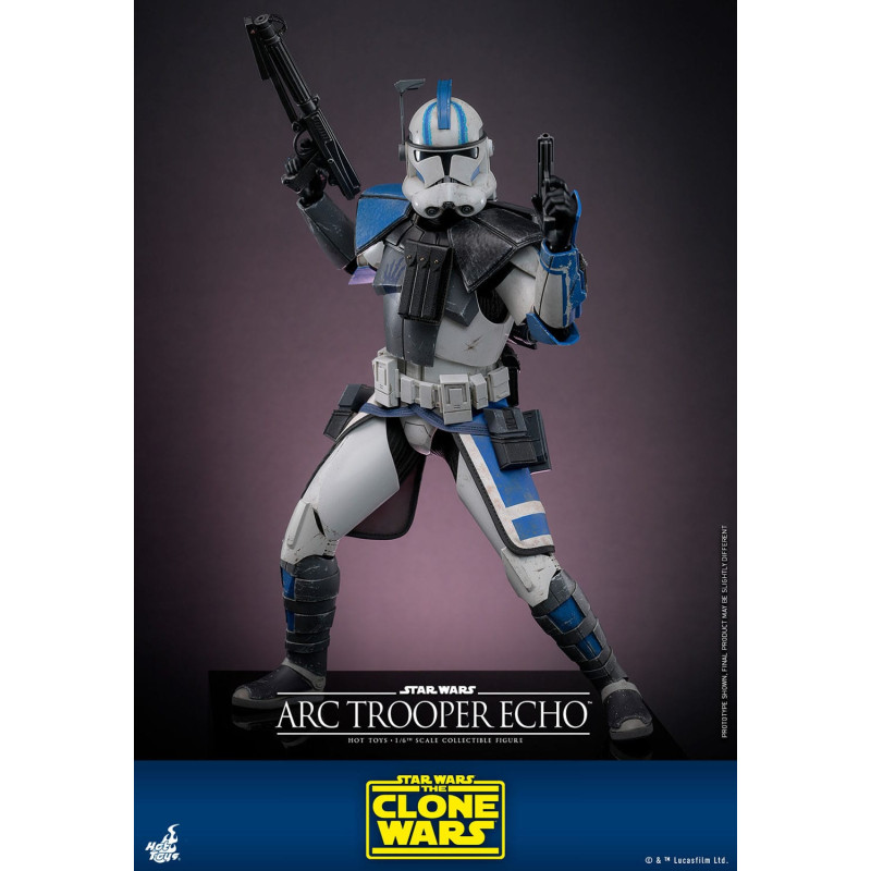 ARC TROOPER ECHO STAR WARS THE CLONE WARS FIGURINE 30 CM