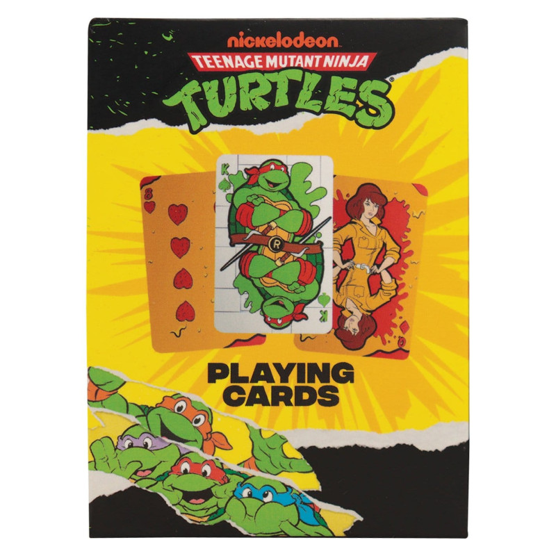 TORTUES NINJA JEUX DE 52 CARTES A JOUER