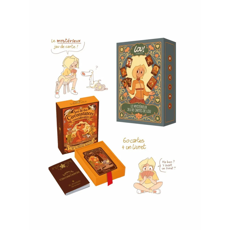 LOU SONATA LE MYSTERIEUX JEU DE CARTES DE LOU JEU DE 60 CIRCONSTANCES CONSIDERABLES