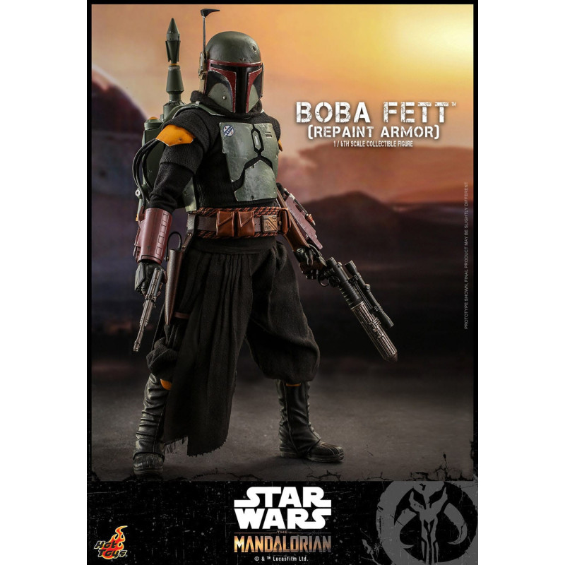 BOBA FETT REPAINT ARMORSTAR WARS THE MANDALORIAN FIGURINE 30 CM