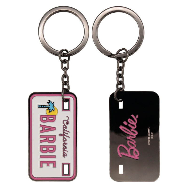 BARBIE PLAQUE D IMMATRICULATION PORTES-CLES EDITION LIMITEE