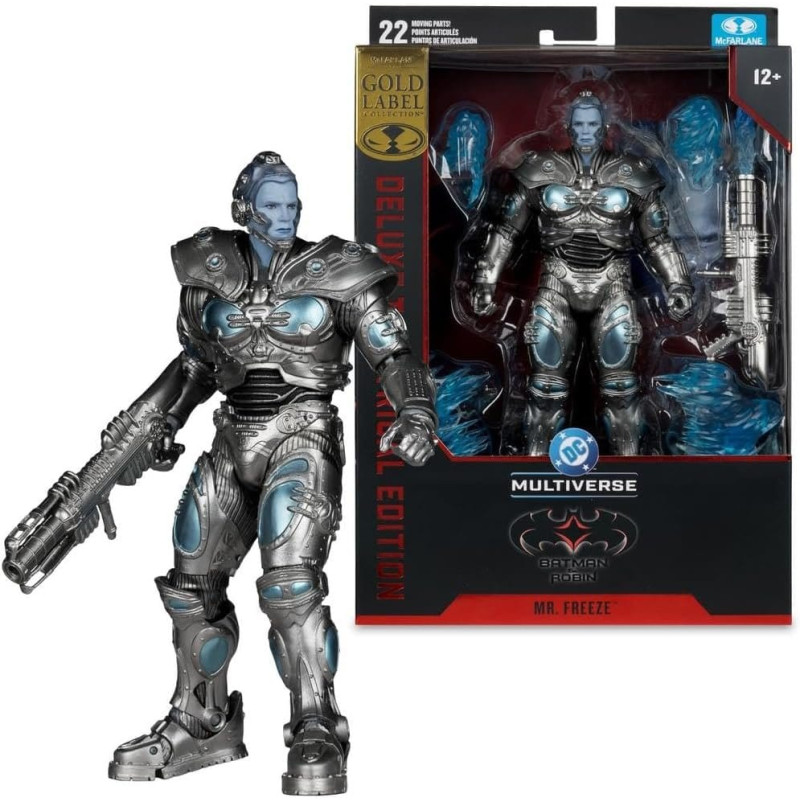 MR FREEZE BATMAN ET ROBIN DC MULTIVERSE GOLD LABEL FIGURINE 18 CM