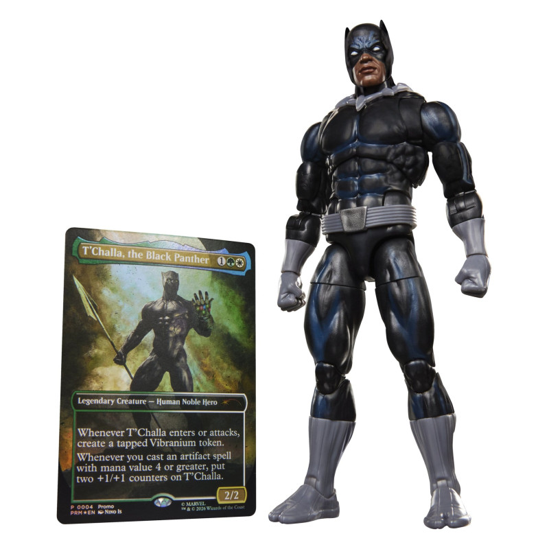 BLACK PANTHER MARVEL LEGENDS MTG FIGURINE 15 CM