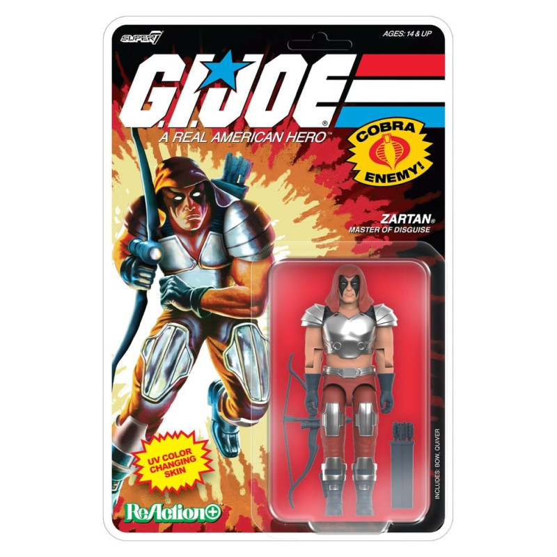 ZARTAN GI JOE WAVE 9 REACTION FIGURINE 10 CM
