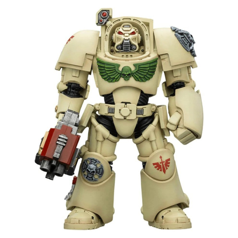 DARK ANGELS DEATHWING TERMINATOR 2 POWER FIST AND STORM BOLTER WARHAMMER 40K FIGURINE 14 CM