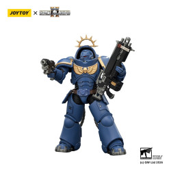 ULTRAMARINES HEAVY INTERCESSOR WARHAMMER 40K SPACE MARINE 2 GAME EDITION FIGURINE 13 CM