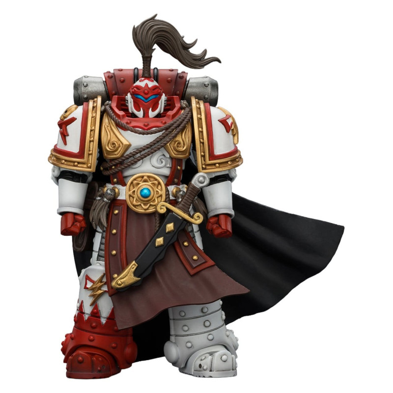 WHITE SCARS HIBOU KHAN SEEKER OF ATONEMENT WARHAMMER THE HORUS HERESY FIGURINE 12 CM