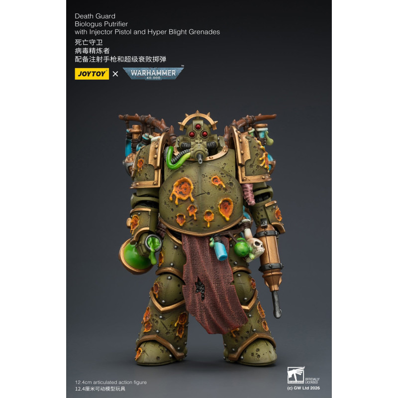 DEATH GUARD BIOLOGUS PUTRIFIER WARHAMMER 40K FGURINE 12 CM