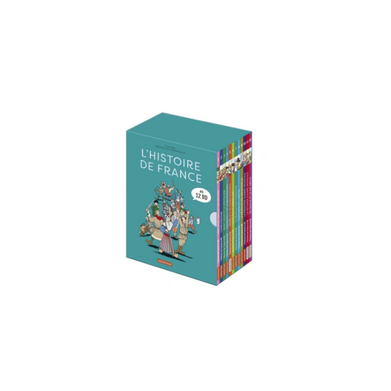 HISTOIRE DE FRANCE EN BD COFFRET 12 VOLUMES