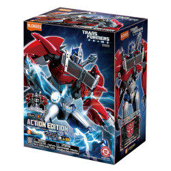 OPTIMUS PRIME TRANSFORMERS FIGURINE PLASTIC MODEL KIT BLOKEES ACTION EDITION 02 G1