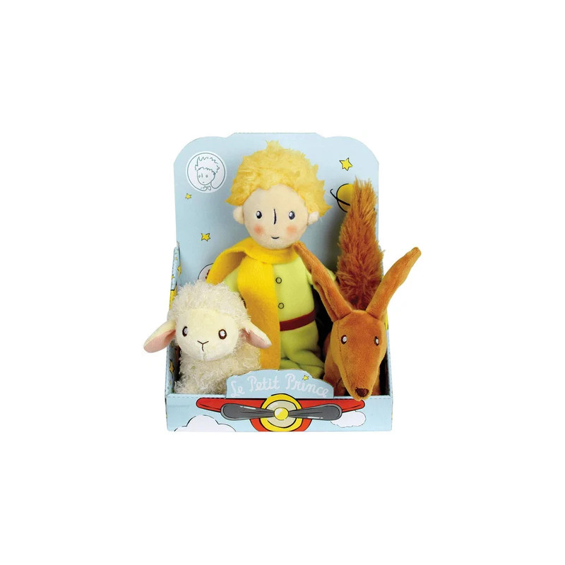 LE PETIT PRINCE COFFRET DE 3 PELUCHES