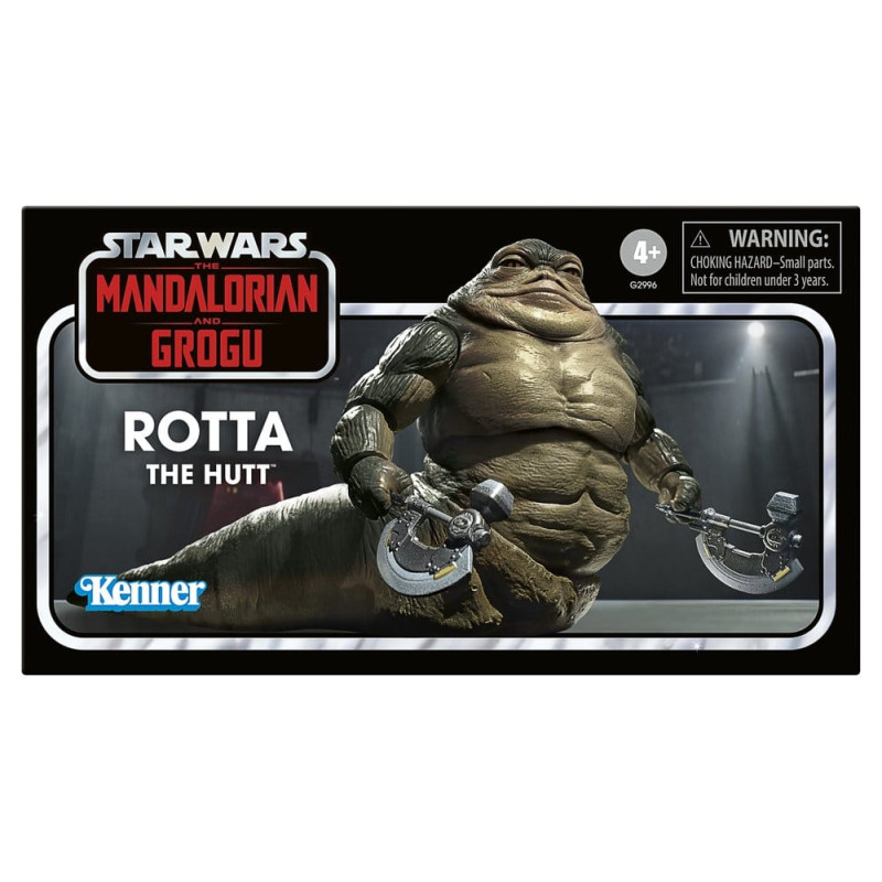 ROTTA THE HUTT STAR WARS MANDALORIAN AND GROGU VINTAGE COLLECTION FIGURINE 10 CM