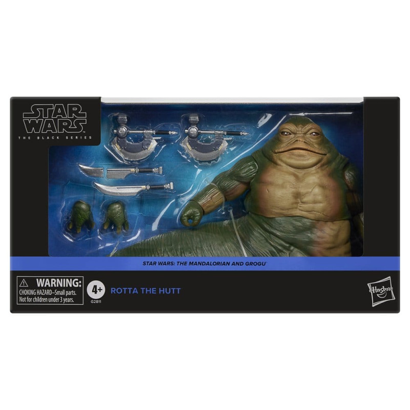 ROTTA THE HUTT THE MANDALORIAN AND GROGU STAR WARS BLACK SERIES FIGURINE 15 CM