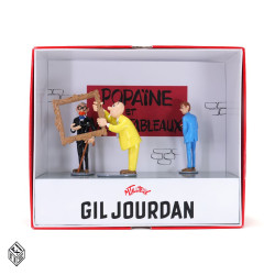 GIL JOURDAN POPAINE ET VIEUX TABLEAUX FIGURINE PIXI