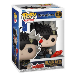 BLACK ASTA BLACK CLOVER POP ANIMATION VINYL FIGURINE 9 CM