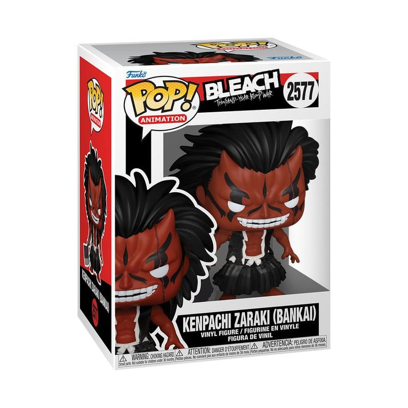 KENPACHI BLEACH THOUSAND YEAR BLOOD WAR POP ANIMATION VINYL FIGURINE 9 CM