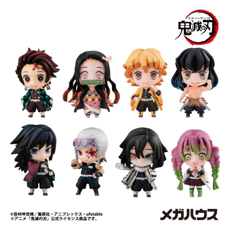 DEMON SLAYER KIMETSU NO YAIBA TRADING FIGURES TANJIRO AND FRIENDS 5 CM