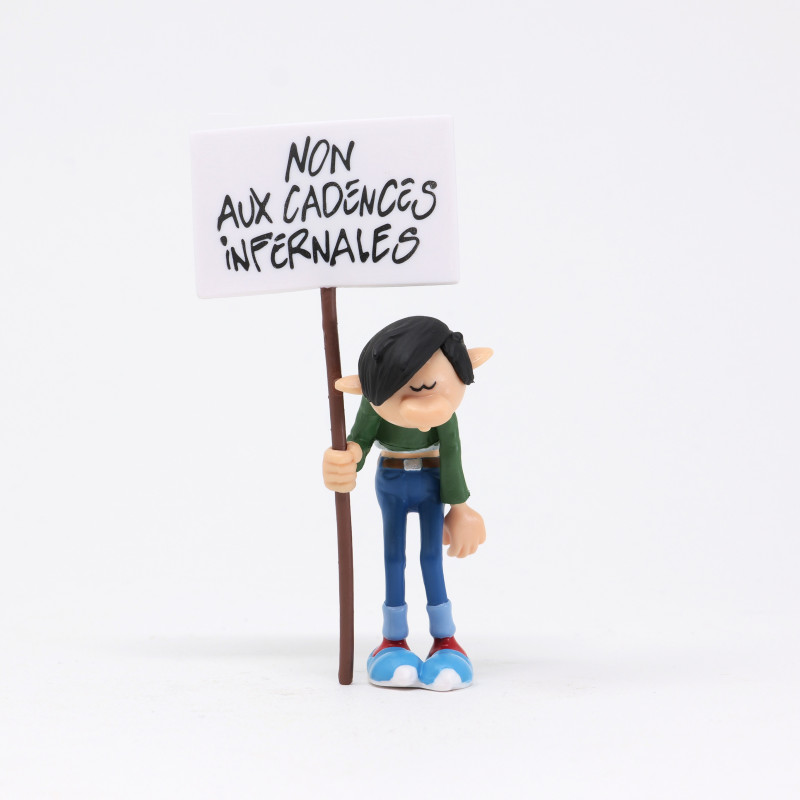 GASTON FIGURINE NON AUX CADENCES INFERNALES 10 CM